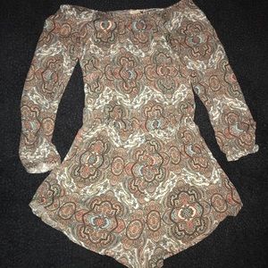 Off the shoulder romper